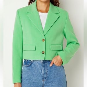 Mango cropped blazer